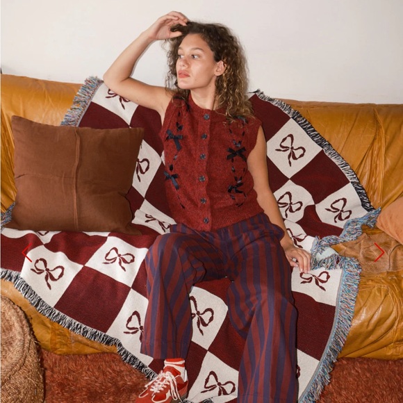 Aggie Knit Vest DAMSON MADDER SZ 14 - Picture 4 of 8